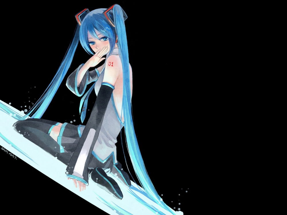 Hatsune miku обои на пк