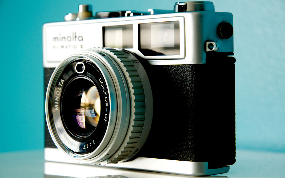 Обои для рабочего стола Японский фотоаппарат Minolta Hi-Matic E