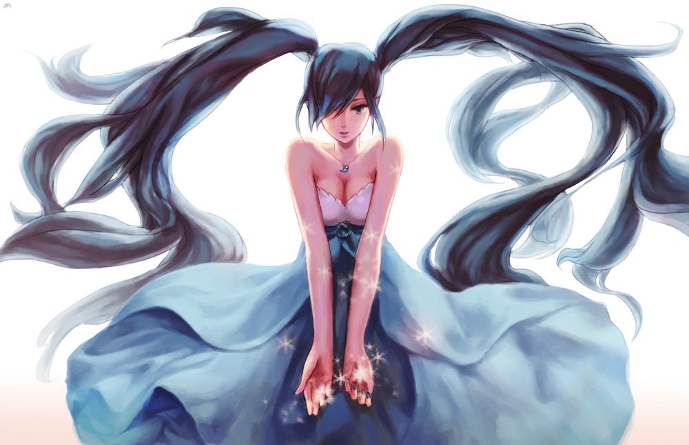 Обои для рабочего стола Вокалоид Мику Хатсуне / Vocaloid Miku Hatsune