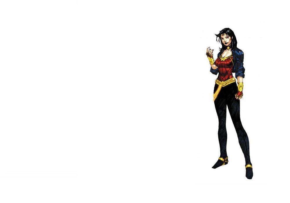 Обои для рабочего стола Супергероиня Чудо-Женщина / Wonder Woman, персонаж мультфильма 'Лига Справедливости / Justice League'