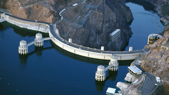 Обои на рабочий стол Hoover Dam / Дамба Гувера, Nevada / Невада, USA / США