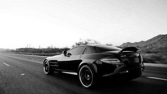 Обои на рабочий стол Mersedes-Benz SLR MCLaren / Мерседес-Бенц Макларен