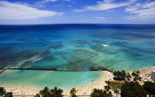 Обои на рабочий стол Пляж на Гавайях / Hawaii , США / USA