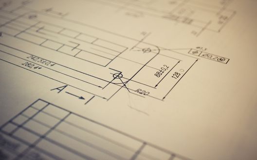 Обои на рабочий стол Чертежи