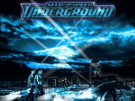 Обои на рабочий стол Заставка из игры 'Need For Speed: Underground /  Жажда скорости: Метро'