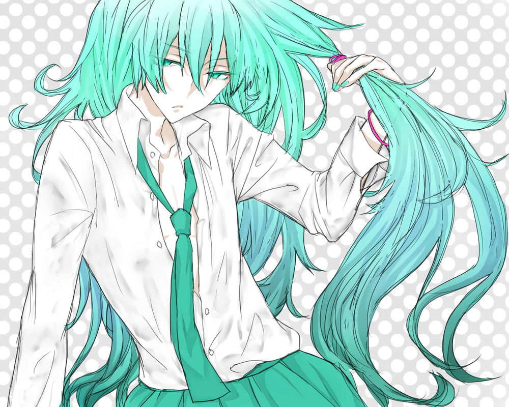 Обои для рабочего стола Vocaloid Miku Hatsune / Вокалоид Мику Хатсуне