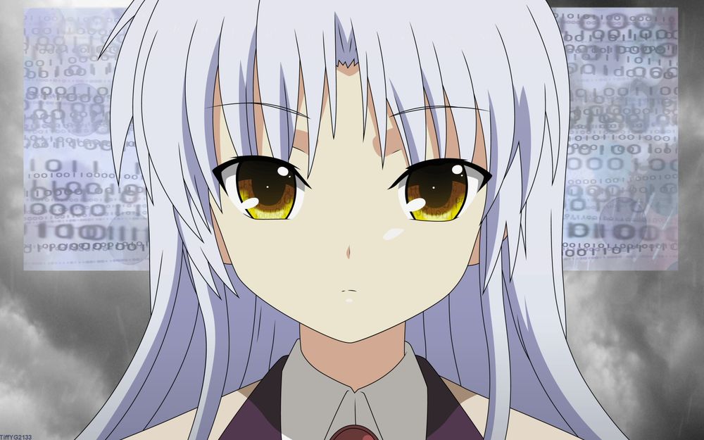 Обои для рабочего стола Канадэ Татибана / Kanade Tatybana из аниме Angel Beats! / Ангельские ритмы!
