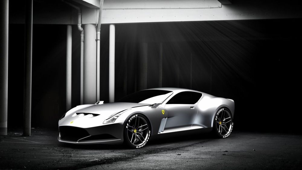 Обои для рабочего стола Автомобиль Ferrari 612 GTO / Феррари 612 ГТО