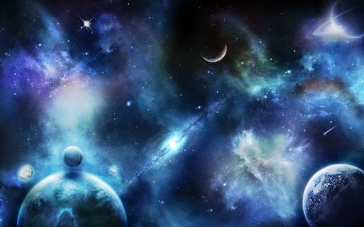 Обои на рабочий стол Космический комос