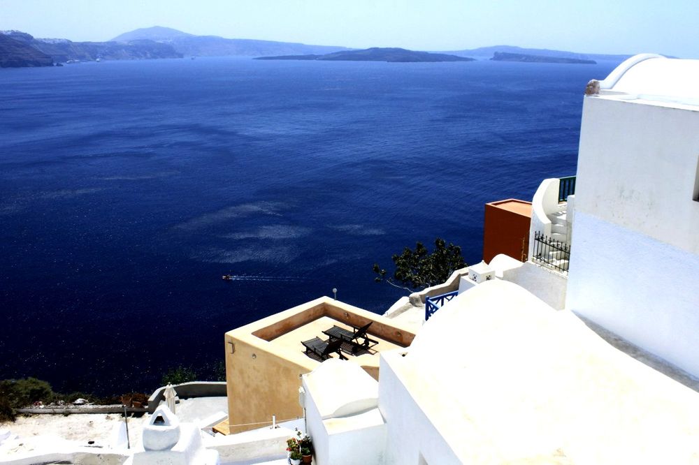 Обои для рабочего стола Остров Сантарини / Santorini, Греция / Greece