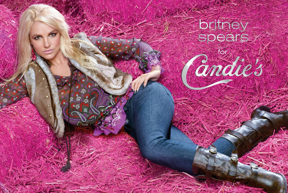 Обои для рабочего стола Бритни Спирс / Britney Spears в рекламе Candies
