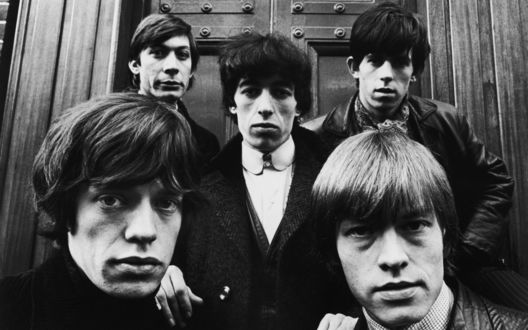 Обои на рабочий стол Rolling Stones, легендарная группа на историческом фото