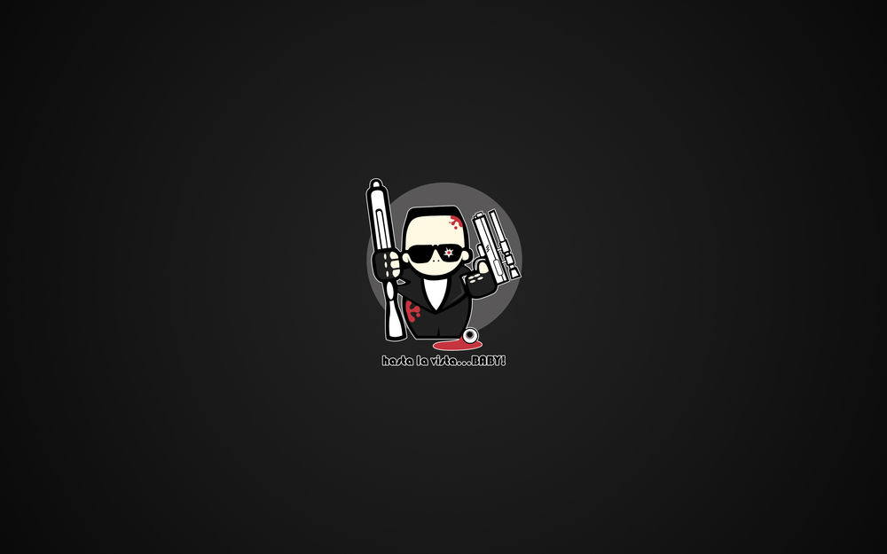 Обои для рабочего стола Терминатор /  Terminator (Hasta la vista... Baby!)