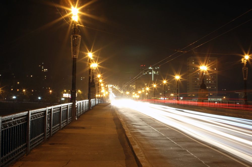 Обои для рабочего стола Ночной мост