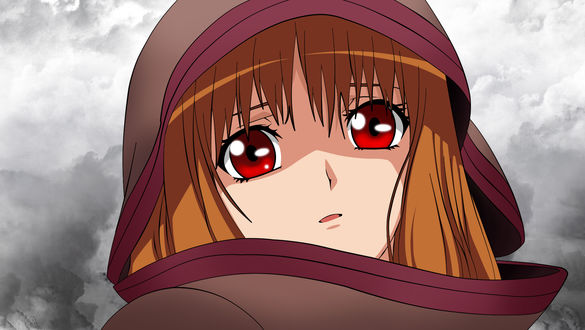 Обои на рабочий стол Horo / Хоро из аниме ''Волчица и пряности / Spice and Wolf / Ookami to Koushinryou