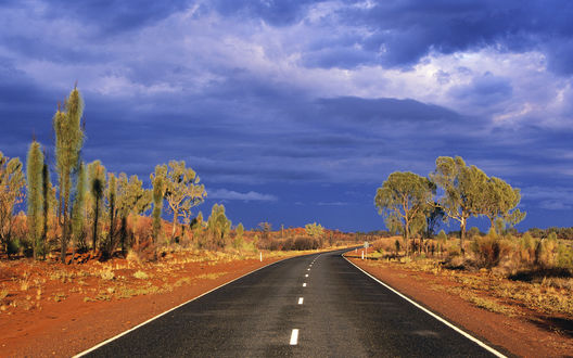 Обои на рабочий стол Шоссе Лассетер, Северная территория, Австралия / Lasseters, Northern territory, Australia