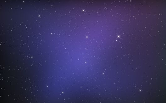 Обои на рабочий стол Блики в фиолетовом небе