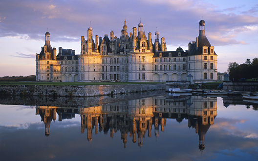 Обои на рабочий стол Замок Шамбор, долина Луар, Франция / Castle of Chambord, Loire, France