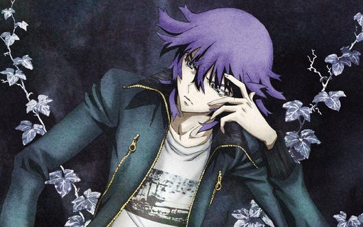 Обои на рабочий стол Нацуно Юки / Natsuno Yuki из аниме Шики / Усопшие / Shiki о чём-то задумался