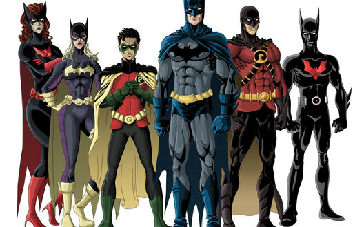 Обои на рабочий стол Batman / Бэтмен и его семья / bat family