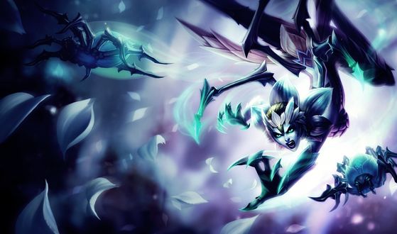 Обои на рабочий стол Элиза / Elise из игры Лига Легенд / League of  Legends