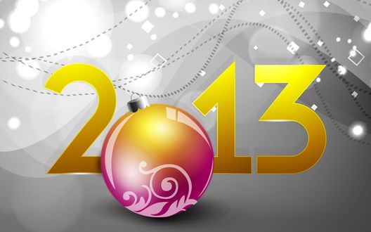 Обои на рабочий стол Новый 2013 год