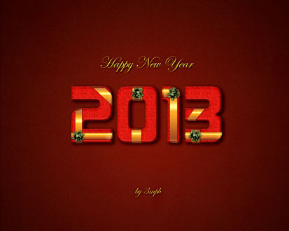 Обои на рабочий стол Новый 2013 год / Happy New Year 2013