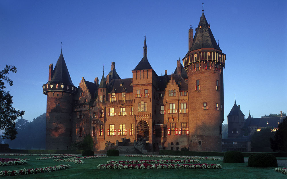 Обои для рабочего стола Замок Де Хаар, Нидерланды / Castle De Haar, Netherlands