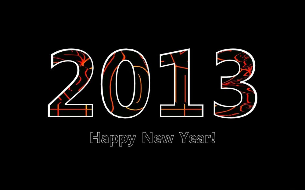 Обои для рабочего стола Новый год 2013 (2013 Happy New Year)