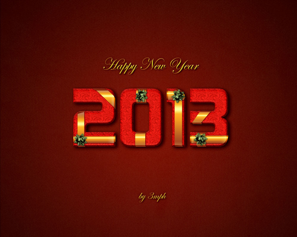 Обои для рабочего стола Новый 2013 год / Happy New Year 2013