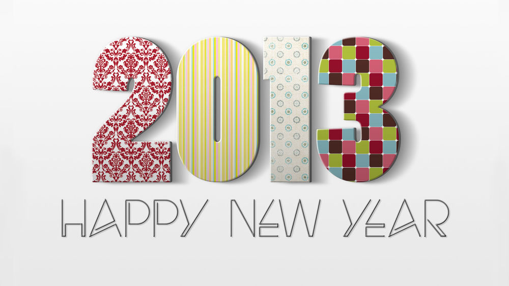 Обои для рабочего стола Happy New Year 2013 / Счастливого Нового Года 2013