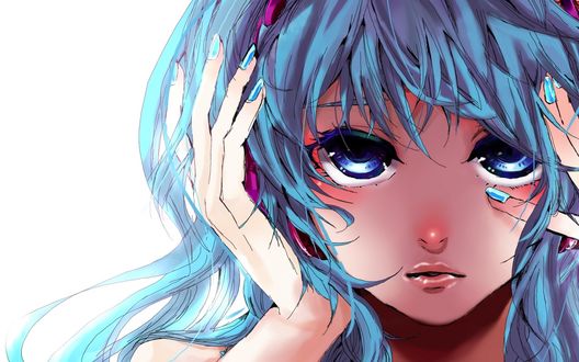 Обои на рабочий стол Вокалоид Мику Хацунэ / Vocaloid Miku Hatsune