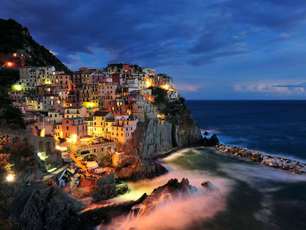 Обои на рабочий стол Манарола / Manarola, Италия / Italia