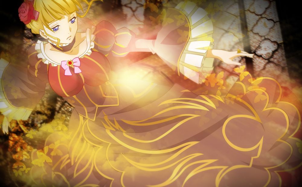 Обои для рабочего стола Беатриче из аниме Когда плачут чайки / Umineko no Naku Koro ni