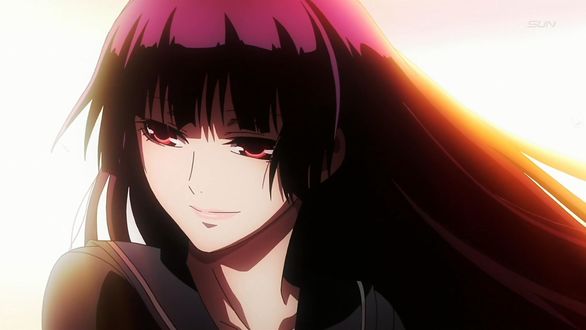 Обои на рабочий стол Юко Каноэ / Kanoe Yuuko из аниме Призрачная дева и Амнезия / Tasogare Otome x Amnesia