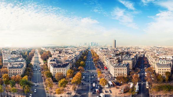 Обои на рабочий стол Улицы Парижа, Франция / Paris, France