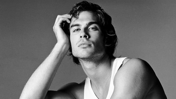 Обои на рабочий стол Актер Йен Сомерхолдер / Ian Somerhalder