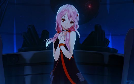 Обои на рабочий стол Инори Юдзуриха / Yuzuriha Inori из аниме Guilty Crown / Венец Вины