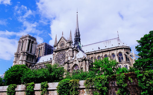Обои на рабочий стол Собор Парижской Богоматери (Нотр-Дам-де-Пари; Cathйdrale Notre-Dame de Paris)