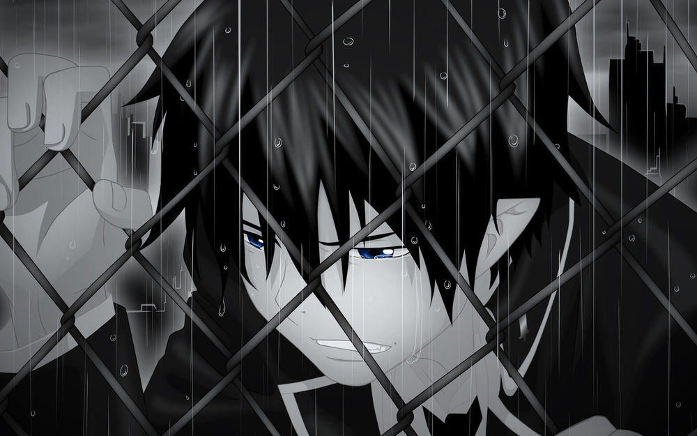 Обои для рабочего стола Рин Окумура / Rin Okumura из аниме ''Синий экзарцист'' / ''Blue Exorcist''
