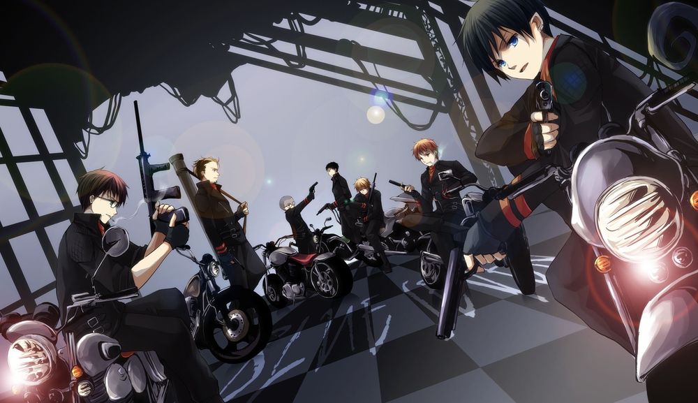 Обои для рабочего стола Персонажи из аниме 'Синий экзорцист / Blue Exorcist / Ao no Exorcist'