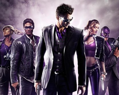 Обои на рабочий стол Герои игры Saints Row: The Third