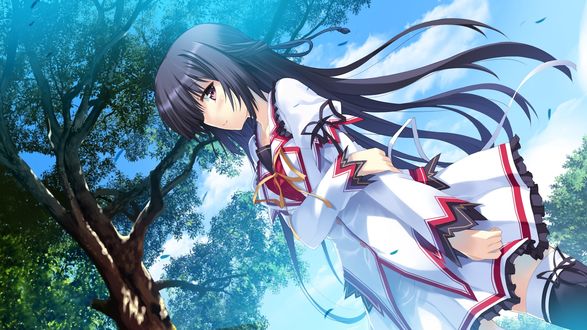 Обои на рабочий стол Kamishiro Touko из игры - визуальной новеллы Koiken Otome