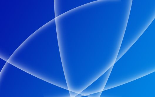 Обои на рабочий стол Белые линии на голубом фоне