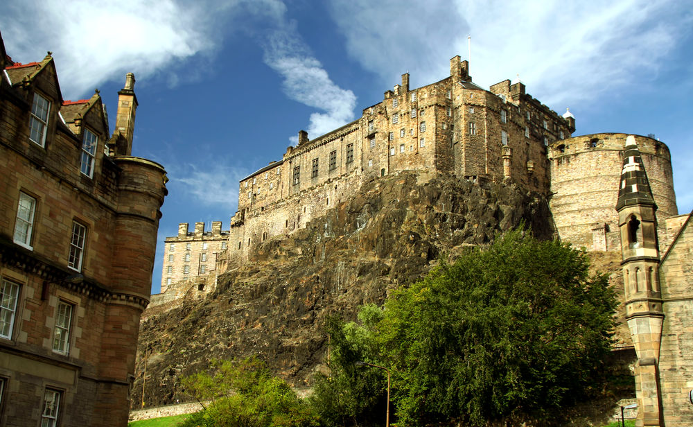 Обои для рабочего стола Эдинбургский замок, Шотландия / Edinburgh Castle, Scotland