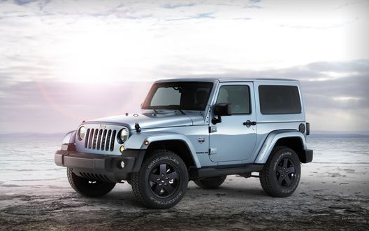 Обои на рабочий стол Автомобиль Jeep Wrangler Arctic / Джип Вранглер Арктик на фоне неба