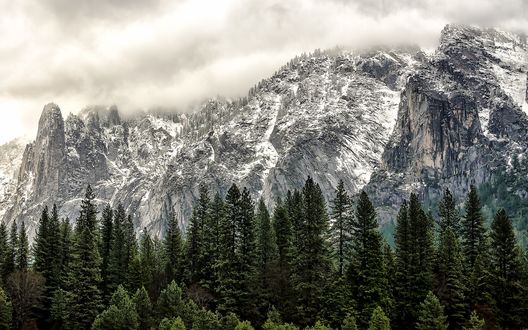 Обои на рабочий стол США, Калифорния, Национальный парк Йосемити / USA, California, Yosemite