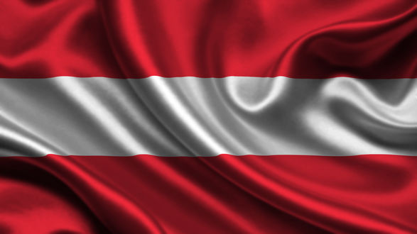 Обои на рабочий стол Австрийский флаг / Austria