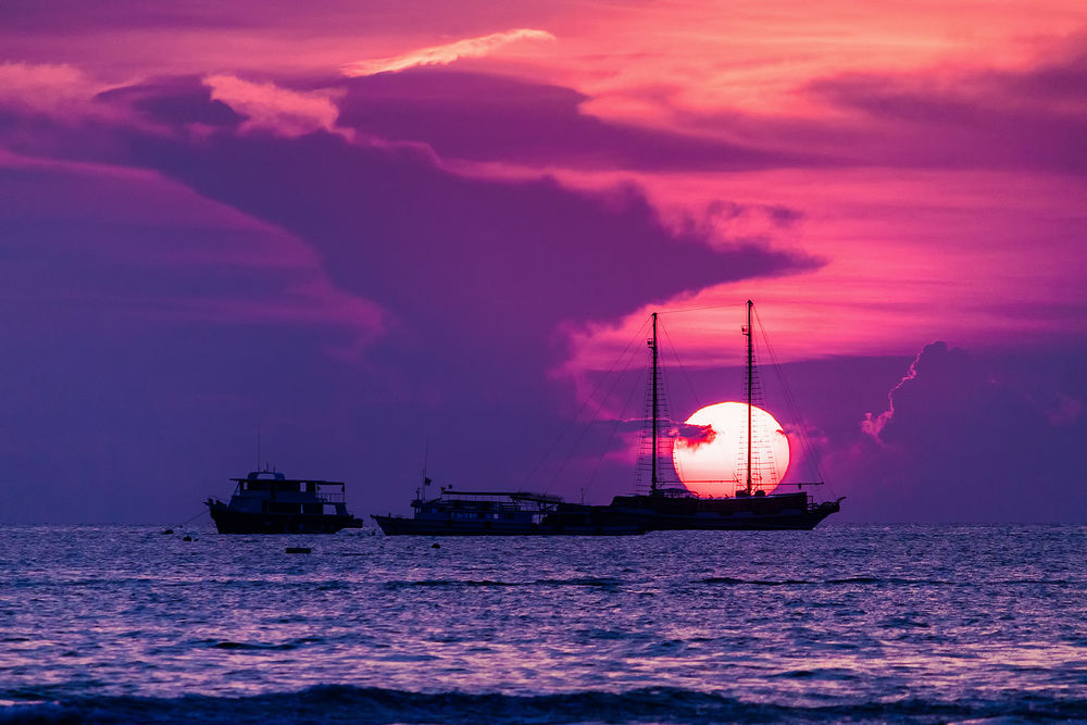 Обои для рабочего стола Сиамский залив, Паттайя, Тайланд / Pattaya, Thailand