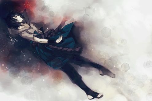 Обои на рабочий стол Uchiha Sasuke / Саске Учиха из аниме Наруто / Naruto